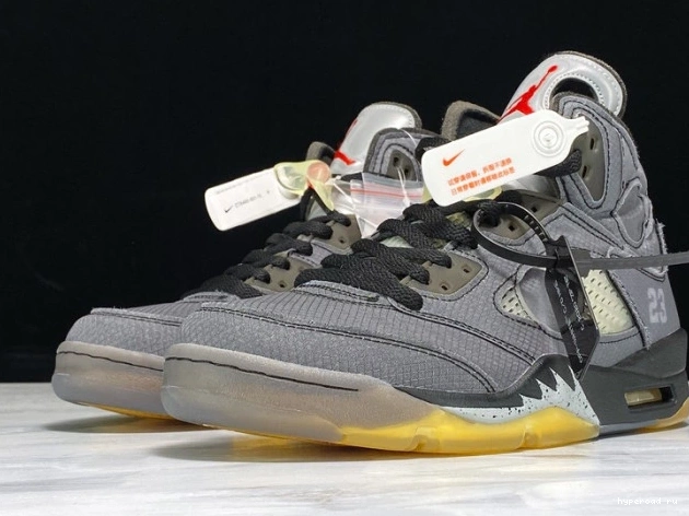 x CT8480-001 Air Black Jordan 5 Off-White 0731